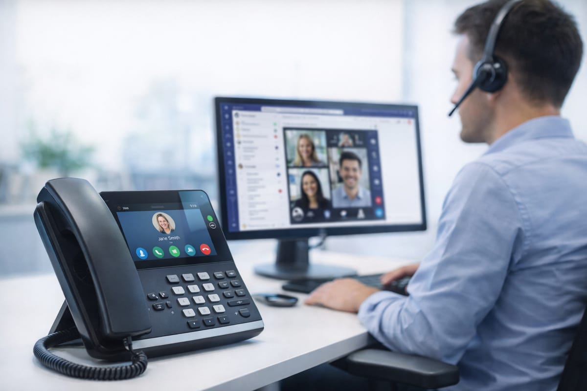 Modern VoIP business phone system